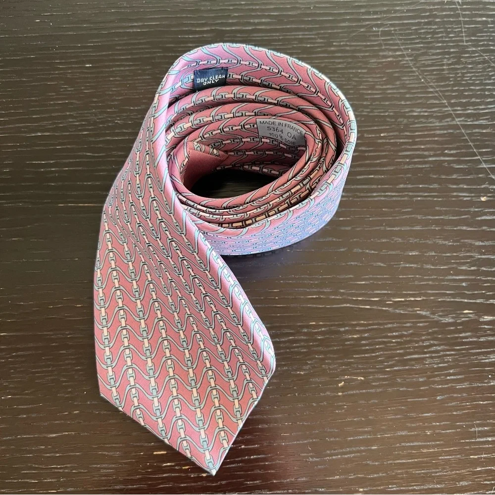 Hermes Silk Tie - Picture 2 of 4